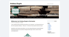 Desktop Screenshot of holzbau-engels.de